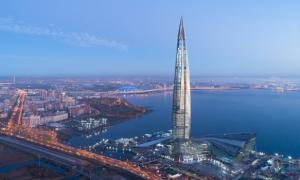 A whole city will be spread under the Lakhta Center tower